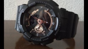 Casio G-Shock GA-110RG-1ACR (что случилось через год)
