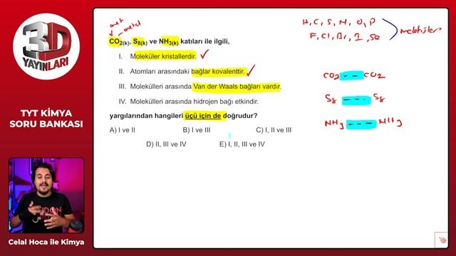 TYT Kimya Soru Bankası Bölüm 04 Test 01 Soru Çözümleri