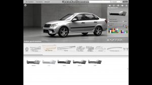 3D тюнинг лада гранта спорт