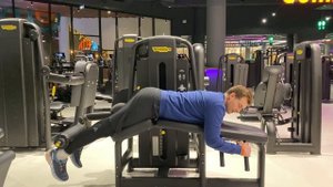 Задняя поверхность бедра лежа тренажер