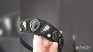 Кокошник современный из натуральных камней