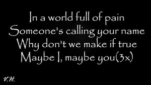 Scorpions - Maybe I, maybe you (lyrics) V.H.