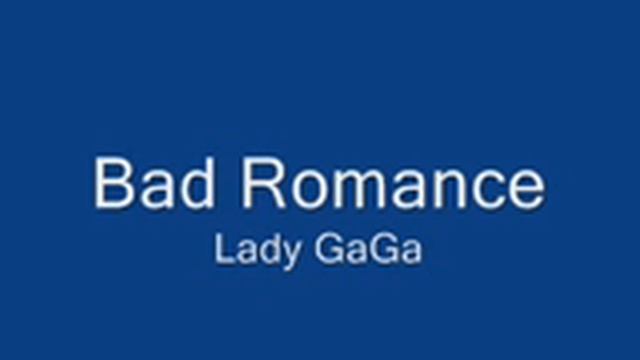 Bad Romance Ringtone смотреть онлайн
