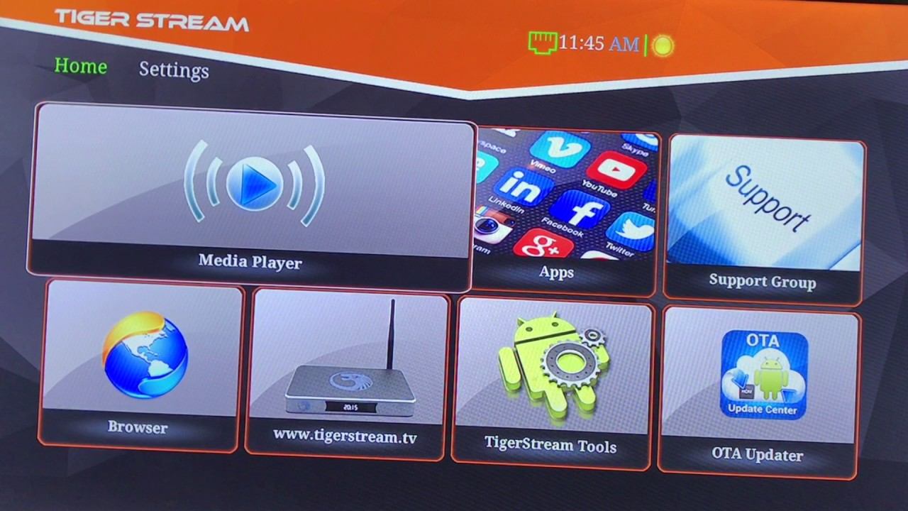 Tiger Stream Box, android Tv box смотреть онлайн