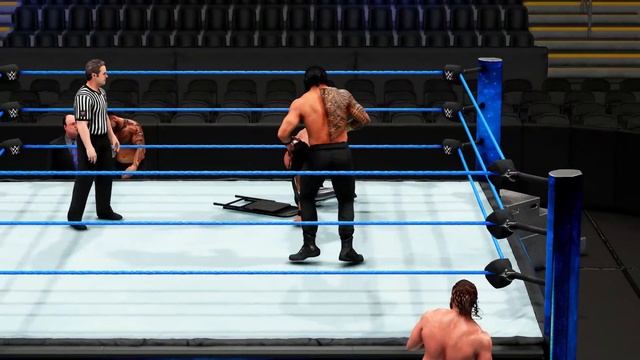 WWE 2K22 - Seth Rollins vs Roman Reigns - (PS5 Gameplay) смотреть онлайн