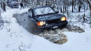 Range Rover P38 - 3 патриота VS 3 Land Rover FT Pajero 2 до Пионерского / покатушки