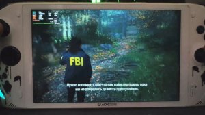 Alan wake 2 тест на Aokzoe a1 pro 7840u + RTX 2070 Super