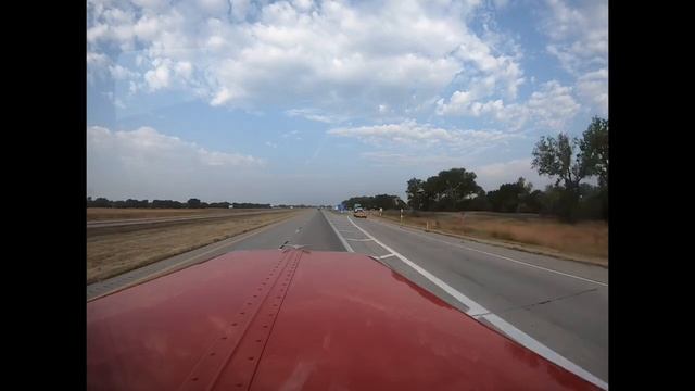 Going Trough Nebraska On Time Lapse Дальнобой по США Америка