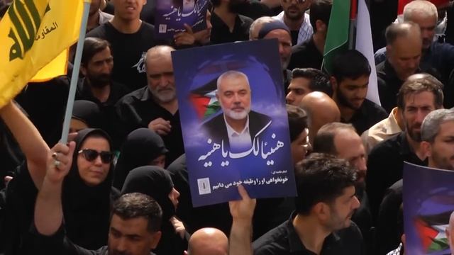 Iranians gather for Haniyeh funeral procession in Tehran  AFP