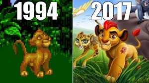 Эволюция серии игр Король Лев [1994-2017]