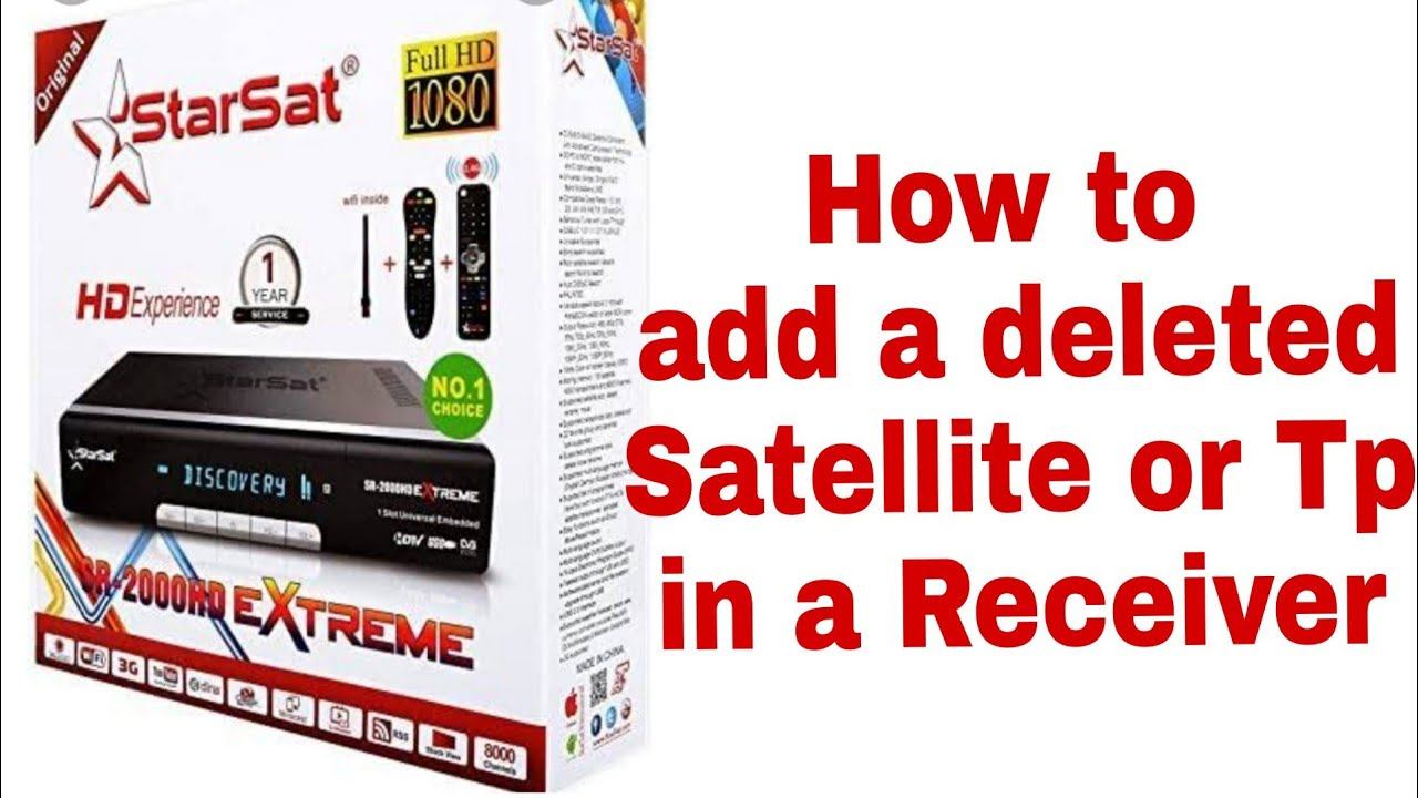 How to add a deleted   Satellite  or Tp in Your Dish Receiver смотреть онлайн