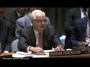 Выступление Виталия Чуркина в Совбезе ООН по Сирии