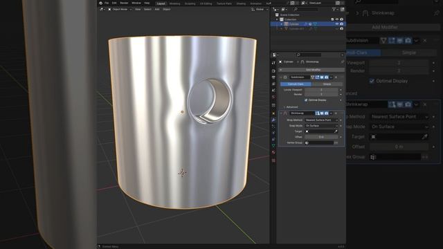 Blender Secrets 843 - Perfect Holes with Quad Topology in Curved Surfaces