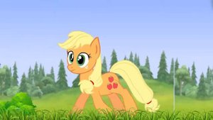 пони на лугу