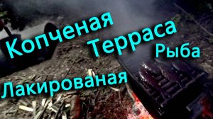 Открыт сезон копченой рыбы. Малышня переехала. Второй слой лака на террасу. (1)