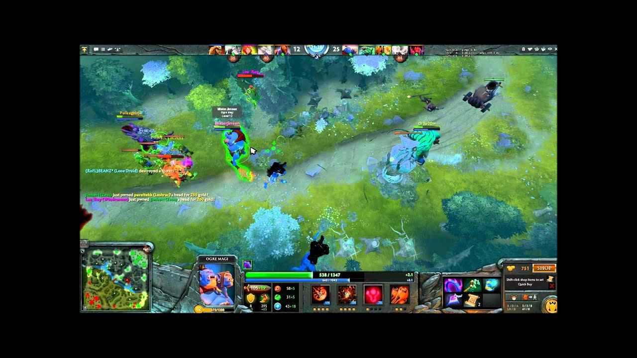 Some fun with Ogre Magi in Dota2 смотреть онлайн