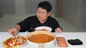 🍳좌충우돌 직접 만들어 먹는 집밥! 김치찌개와 계란후라이로 밥도둑 한 상 (Kimchi stew, Spam, Fried eggs) 요리&먹방 - Mukbang eating sho