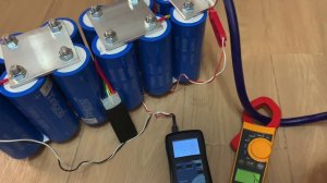 Тест литий-титанат сборка 60а/ч под нагрузкой ~600А (10С)