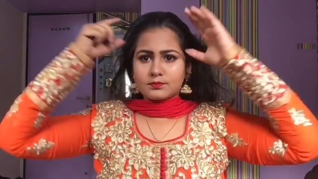 3 easy and quick Indian wedding hairstyles | Valine Punamia смотреть онлайн