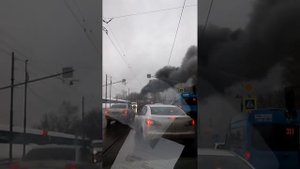 Пожар на Краснобогатырской прямо сейчас