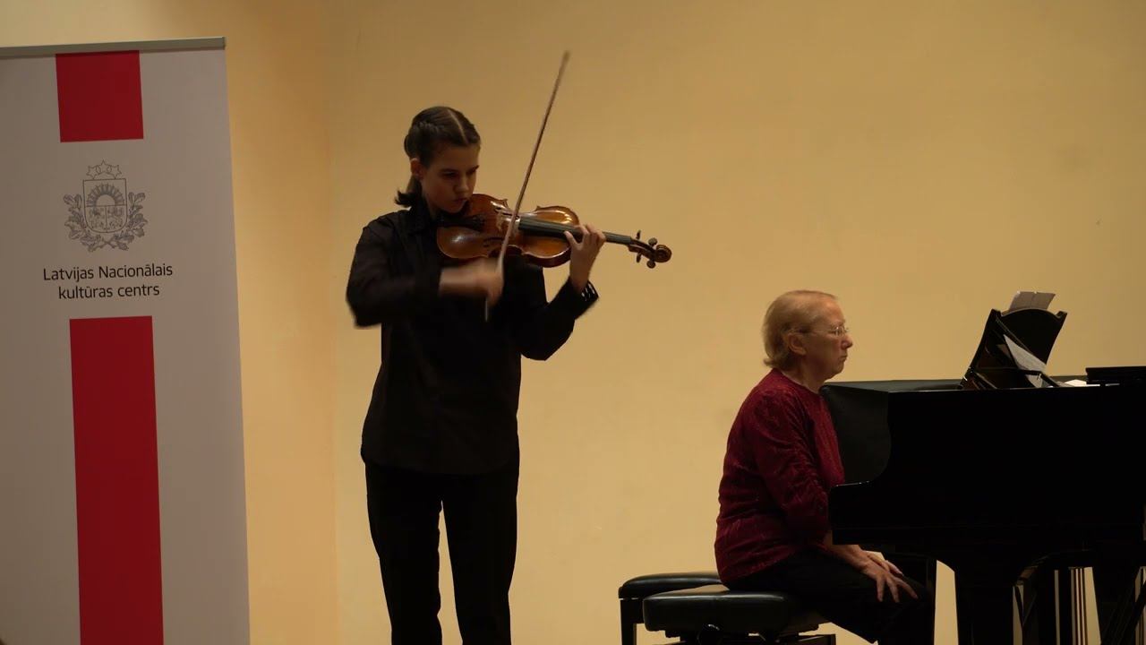 P.Sarasate ,,Faust-Fantāzija", B.Bartoks Rumāņu dejas - Mariia Varchenko смотреть онлайн