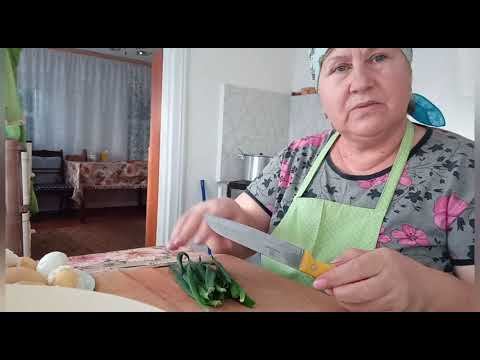 Наше козье хозяйство//Готовим салат//