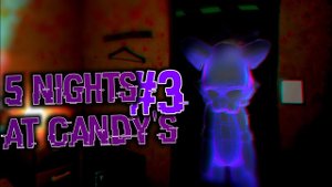 не сплю секретную ночь и защищаюсь от Тени Кенди. Five Nights At Candy's remastered #3