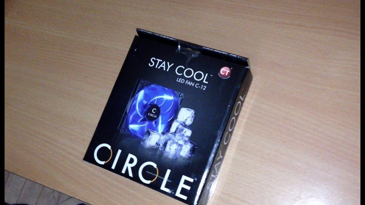 Circle Stay Cool C-12 120mm Blue Led Cabinet Fan Unboxing смотреть онлайн