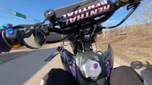 СТАНТ ОТ ПЕРВОГО ЛИЦА / ОБЗОР НА МОЙ ПИТБАЙК