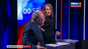 Жириновский ответил Собчак! замолчи дура, замолчи!