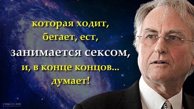 Ричард Докинз - цитата о ценности и уникальности человеческой жизни! смотреть онлайн