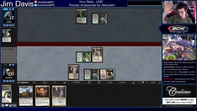 Your Deck... LIVE! Pioneer Abzan Aristocrats for Sakarath - Rallying The Ancestors! смотреть онлайн