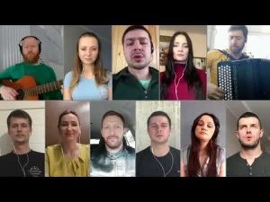 Песня "Конь". Московский Казачий Хор - Russian and English subtitles