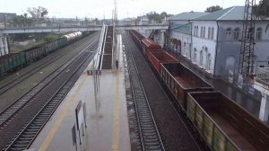 ВЛ10У-1000 с грузовым на станции Голутвин
