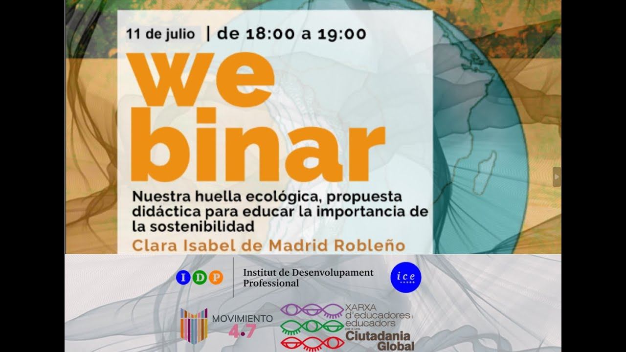 Webinar Nuestra huella ecológica