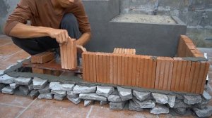 Cement ideas   DIY aquarium  Recycle old tires and log