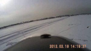 Падение радиоуправляемого планера