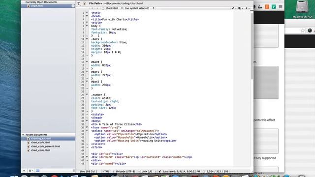 Interactive Charting with HTML, CSS and JavaScript - Part 2