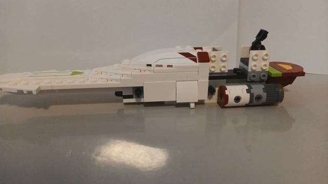 Lego Star wars Kenobi's Jedi Starfighter building set 75333 смотреть онлайн