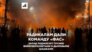 Радикалам дали команду «фас». Запад поджигает Грузию фейерверкометами и дымовыми шашками