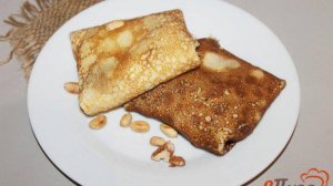 Блины с яблоком и бананом