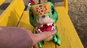 🦖Furreal от Hasbro, Матвей играет с Динозавром - Дино веселый зубастик