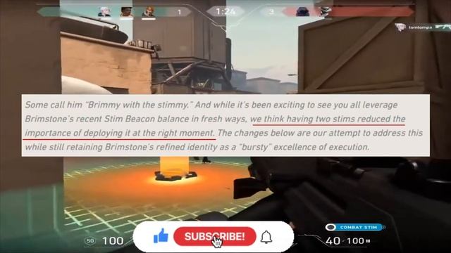 Brimstone Nerfed ?Valorant New Patch 4.05 |Brimstone Nerf | Valorant смотреть онлайн