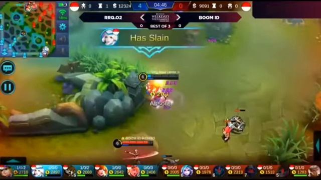 RRQ O2 VS BOOM ID | FINAL CODASHOP WEEKDAYS TOURNAMNET | MATCH 1 смотреть онлайн