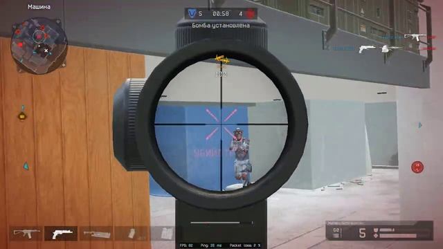 Warface. Красивый тап с матебы) смотреть онлайн