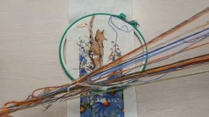 Вышивка. Все мои начатые процессы. Муки выбора, выбираю новый процесс.