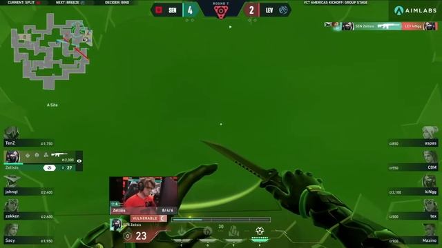 [VCT AMERICAS kickoff 2024] Sentinels vs. Leviatán  D7 map split | Highlights | [VALORANT]