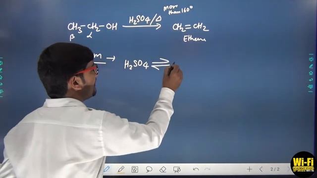 Dehydration Reaction of Alcohol | By Awadhesh Sir | Chemistry expert | WIFIACADEMYPOINT