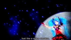 [MMD 60fps]  1/6: Out of the gravity ~ Hatsune Miku [English subs]