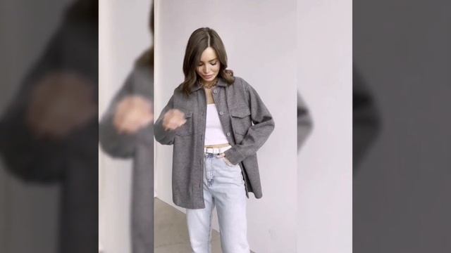 Katty Po / кашемировая / Рубашка женская оверсайз теплая длинная / Куртка рубашка / Пальто рубашка смотреть онлайн